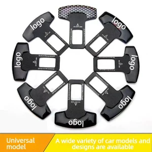 Factory Custom Logo Universal Car Seat Safety Accessories Seatbelt Clip Alarm Stopper Silencer