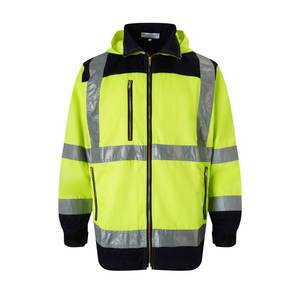 Construction Clothing Safety Work Wear Reflective Workwear Uniforms Men High Visibility Hoodie