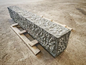Modern Design Pineapple Kerbstone Dark Grey Granite Paving Curb Stone