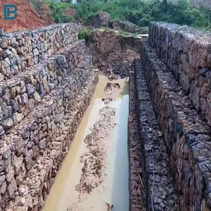Modern Design Gabion Retaining Wall Blocks 200x100x50 Construction Stone Cages Outdoor Gabion Baskets Real Estate Infrastructure