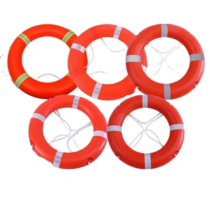 Factory High Quality Orange PVC Life Rings Buoy for Beach Play and Water Safety Rescues Adults and Kids