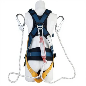 High Height Safety Harness with Quick Connect 150kg Rescue Rope & Seat Belts Fall Protection for High Working Areas