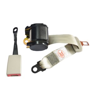 Factory Wholesale Car Seat Accesorios Para Autos Adjustable Retractable 3 Points Safety Belt with Seat Belts Buckle