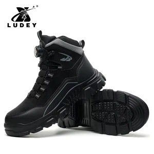 2026 Best-Selling Work Safety Shoes Anti-Slip Anti-Puncture Steel Toe Labor Protection Shoes Men's Casual Sports Adventure Shoes