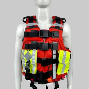 CE Certified Water Rescue PFD Lifejacket PVC/EPE Foam Rescue Swimmer Vest Rapid Rescuer 150N Buoyancy Adult Rescue Life Jacket