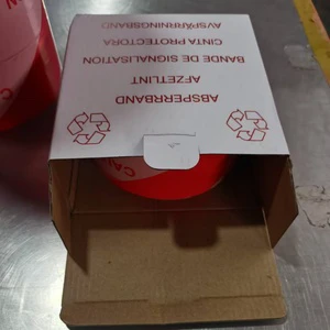 Red White Line Customized Color Printed Barrier Tape Caution Danger Warning Tape