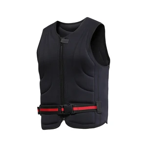 Hot Selling Neoprene Life Jacket Water Play Safety Life Vest Wholesale Chest Zipper Jacket Water Park Life Vest for Swimming