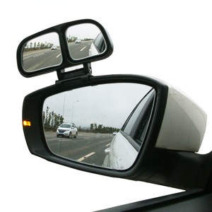 Car Rearview Mirror 360 Degrees Adjustable Car Blind Spot Mirror Automotive Wide Angle Convex for Car Dual Mirror