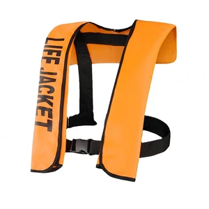 Comfortable TPU Sports Water Ski Vest Inflatable Manual Life Jacket Equipment for All Seasons 18+