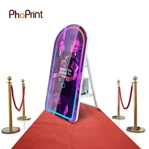 Portable Lightweight Selfie Photo Booth Mirror Wedding & Party Mirror Booth Machine Compatible With Camera