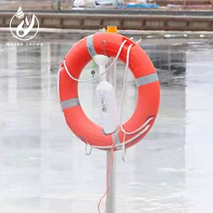 Water Crown Hot Sales Customized Circle Swim Pool Marine Orange Lifeguard Rescue Rings for Swimming