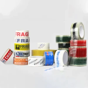 Low MOQ High Quality Reinforced Die Cut Gift Paper Box Packaging Tape Self-adhesive Paper Film Customizable Company Logo Good