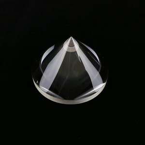 Dia 1 to 500mm BK7 Optical Glass Plano Negative Axicon Convex Mirror Cone Prism 60/40 Surface Quality >98% Clear Aperture