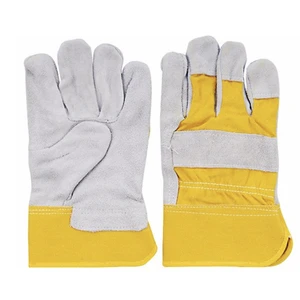 Half Leather Welding Gloves Length 10inch