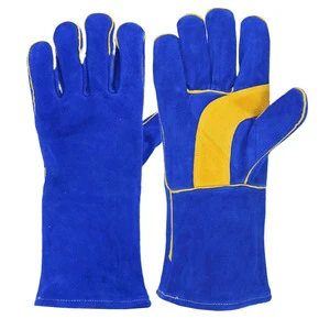 Hot Selling Polyethylene Welding Gloves Heat Resistant Anti-Impact Safety Gloves 14 Inch Custom Design