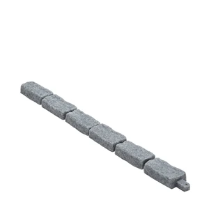Natural Stone Landscape Edging Garden Lawn Curbstones Border Gray Small Size Rustic Design for Walkway