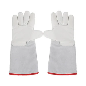 Canvas Labor Wear Protective Gloves Electric Welding Gloves 24-wire Double Layer Thick Gloves