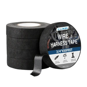 Black Polyester Wire Harness Tape Suitable for Automotive Engines and Electrical Wiring Black Fleece Wire Harness Tape