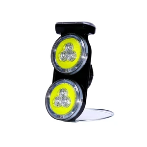 Waterproof Flasher Road Cone Roadway Safety Lighting Pavement LED Solar Warning Light for Traffic Cones