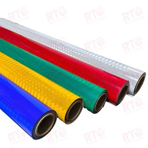 Danger Reflejante Natural Mover Curb Rope Sheets Custom Orange Photoluminescent Material Diamond Grade Reflective Tape