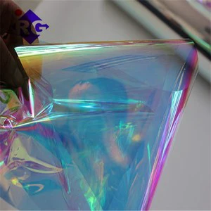 1.02M Width Blue Purple Dichroic Iridescent Angelina Fantasy Iridescent Plastic Film