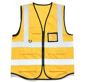 Mesh Custom Reflective Clothes Jacket Safety Hi Vis Graphic Reflective Workwear T Shirt Clothing Yellow Security Vest Reflective