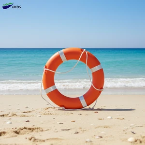 High Quality Plastic Lifeguard Ring Corrosion Resistant Floating Lifebuoy for Pool Resort Seaside Outdoor Water Rescue