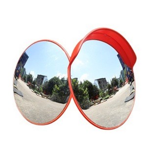 1000mm PC Outdoor PC Convex Mirror Road Safety Road Corner Concave Mirror Traffic Barrier Traffic Convex Mirror