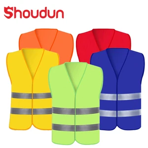 Cheap Free Customization High Visibility Reflective Safety Vest Construction Work Protective Clothing Reflective Workwear