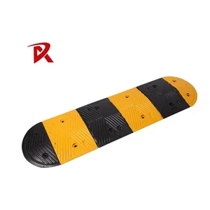Rubber Speed Bump Speed Limited Bump Black and Yellow