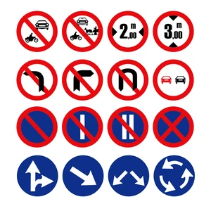 Customized Aluminum Warning Sign Traffic Sign for Roadway Safety