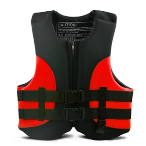 Fluorescent Colors High Visibility Reflective EPE Foam Neoprene Life Jacket 85N/150N/275N CE Certified for Rescue Boating
