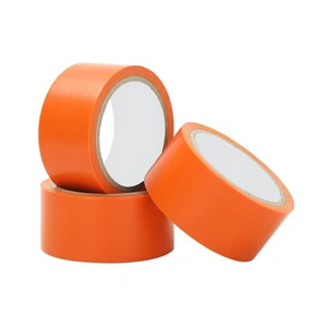 Orange Color PVC Floor Hazard Warning Tape 2025 Hot Sale PVC Caution Tape with Excellent Function of Preventing Friction Damage
