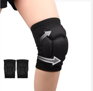 Adjustable Elastic Anti-Slip Neoprene Nylon Knee Pads EVA Compression Protective Collision Avoidance Sleeve Thick Basketball
