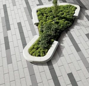 Wholesale Fine Custom Size Porcelain Ceramic Eco Paving Stone Paving Stones for Plazas Paths Driveways Gardens & Parks