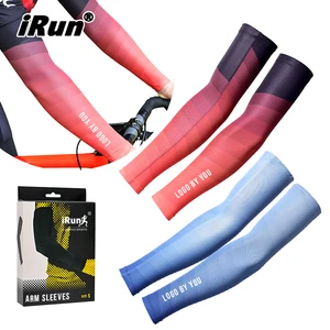 IRun Custom Volleyball Arm Sleeves Running Basketball Elastic Arm Sleeve Elbow Protective Compression Cycling Arm Sleeve