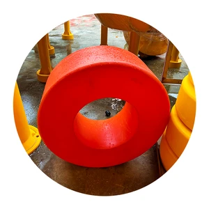 930*350*430MM Polyethylene Monitoring Floating Buoy For Water Quality Equipment Above Water Floating Ring Shape Monitoring Buoy