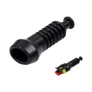 2P Threaded Automotive Connector Protective Sleeve Black Connector Protective Sleeve