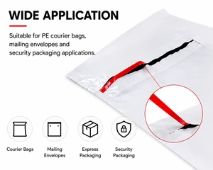Eco Friendly Tear Tape For Courier Packaging Bags Easy Open Strip For Express Delivery