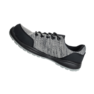 AODEXIANG Safety Factory Direct Low Cut Unisex Labor Protection Shoes Steel Toe Head PU Midsole Autumn Black Mesh