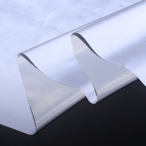 High Light Reflect Fabric Silver Polyester Reflective Material for Clothing