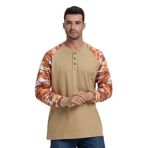 Factory Support Wholesale Safety High-Quality Breathable Flame Resistant FR Mechanic Welding Work Shirt Fireproof Shirt