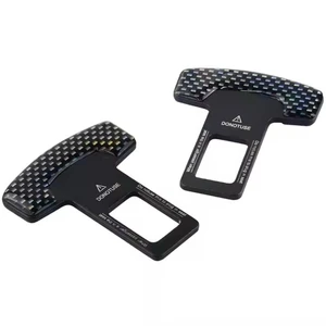 Car Safety Belt Clip Car Seat Belt Stopper Plug Vehicle Mount Bottle Opener Universal Interior Accessories