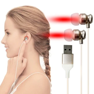 Ear Canal Massager 650NM Infrared Laser Irradiation USB Auriculotherapy Relieve Pain Gleamwell JKG-WL1-3 CE/FCC Certified