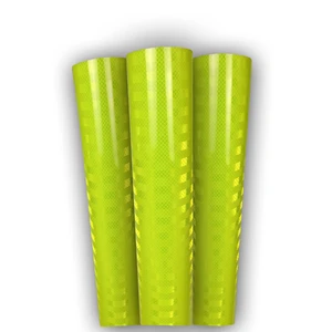 1.22 M X 45.7 M Fluorescence PMMA Reflective Material Printable UV High Intensity Grade Prismatic Reflective Sheeting