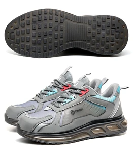 Factory Direct Summer Work Safety Shoes Anti-Crushing Anti-Puncture Anti-Slip Breathable Steel Toe Unisex Construction Sites