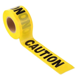 High Visibility PE Warning Tape Tear-Resistant Custom Logo Weatherproof for Construction Site Safety
