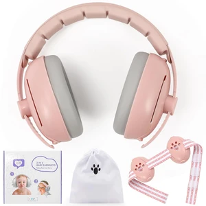 2 in 1 25 dB protection Defenders Safety Hearing Sleeping Baby Earmuff Noise Reduction Baby Ear