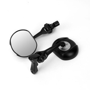 New SOKO Universal CNC Aluminum Rearview Mirror Motorcycle E-Bike Wide Angle Convex Side Mirror