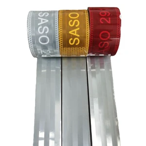 Saso2913 3HAO Truck Reflective Tape Prismatic Adhesive PET Vinyl Sheeting Printable Traffic Safety Warning Material